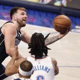Luka Doncic: et si 2024 était l'année du prodige slovène ? KEYSTONE/EPA/ADAM DAVIS